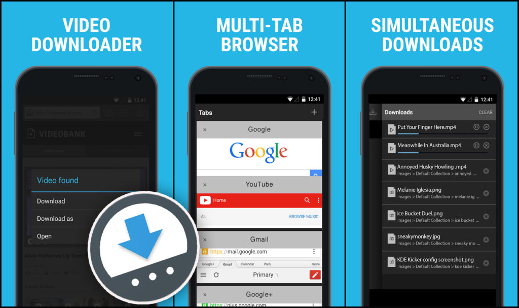 download downloader and private browser