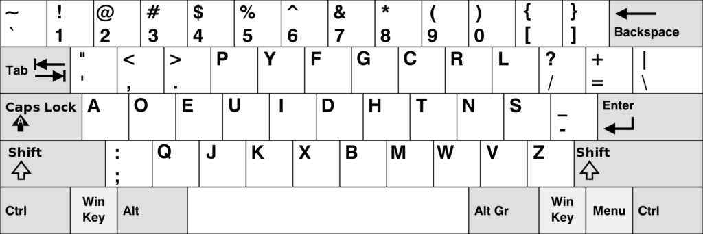 dvorak simplified keyboard