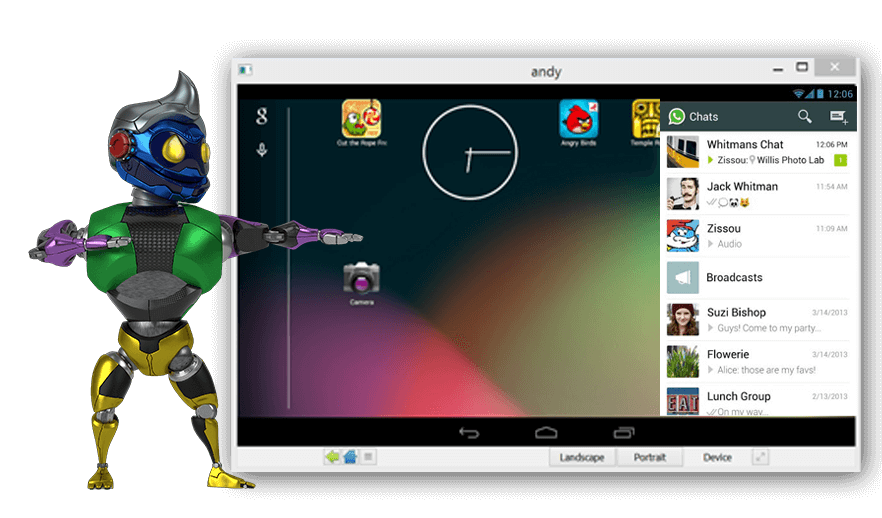 Andy Android Emulator