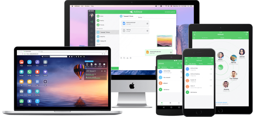 airdroid-main-screen