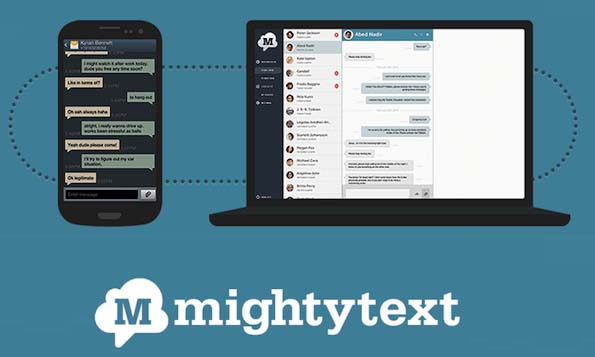 does phone have to be on for mightytext app to work