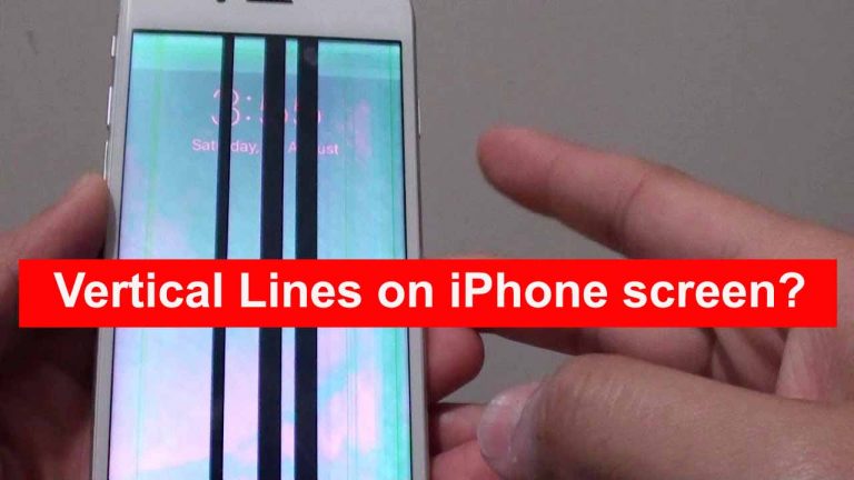 How to fix vertical line on iPhone screen - TheTechMirror.com
