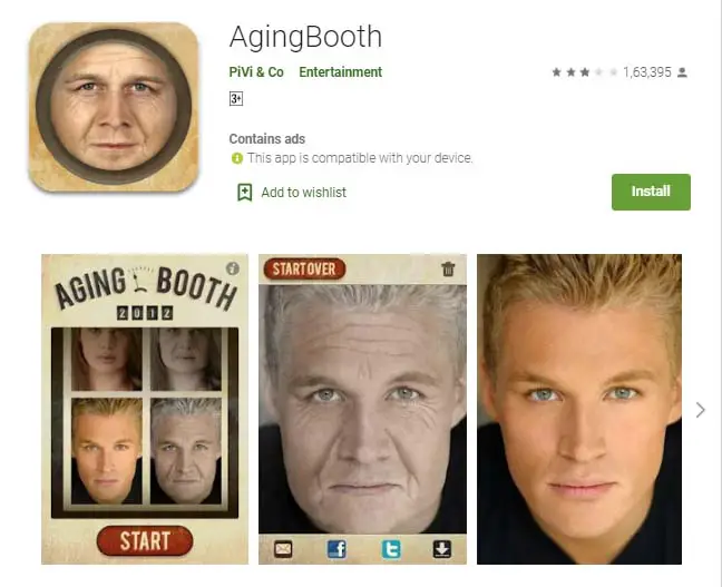 Aging Booth - Age Progressed Photo App