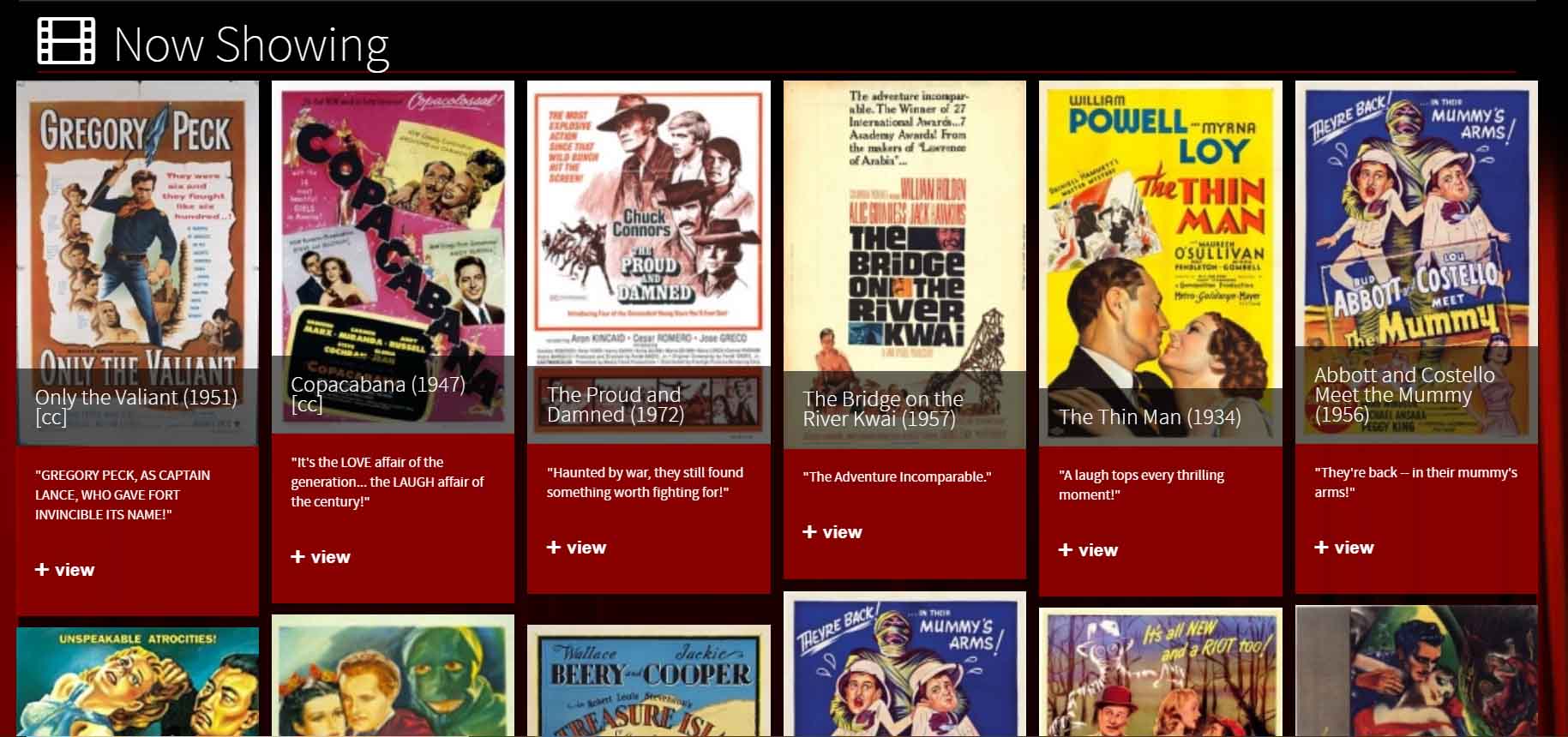 Classic Cinema Online - coke and popcorn alternatives