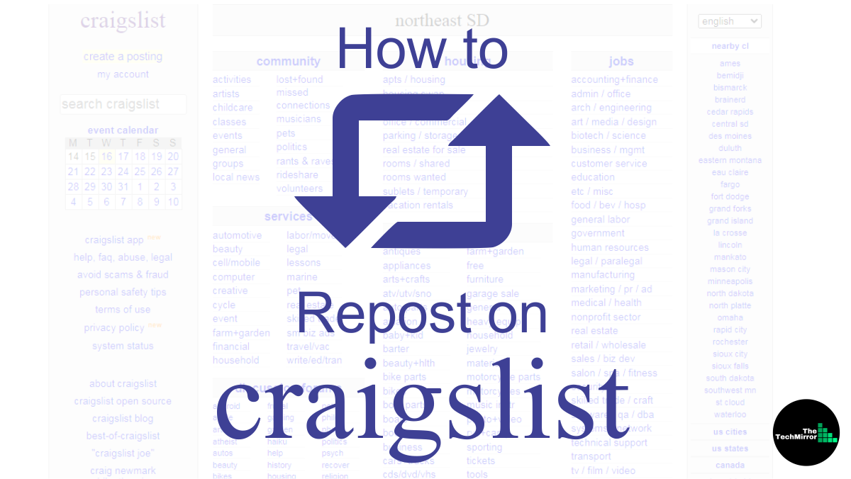 How To Repost On Craigslist Find Out Now