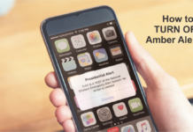 how to turn off amber alerts