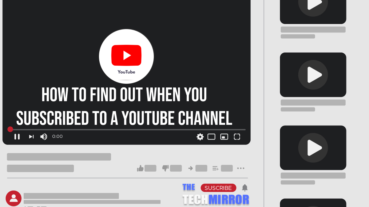 Youtube Subscription History: Know When You Subscribed to a Channel