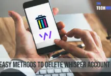 Delete Whisper Account