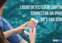 Liquid Detected In Lightning Connector