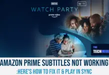 Amazon Prime Subtitles Not Working