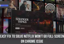Netflix wont fullscreen Chrome