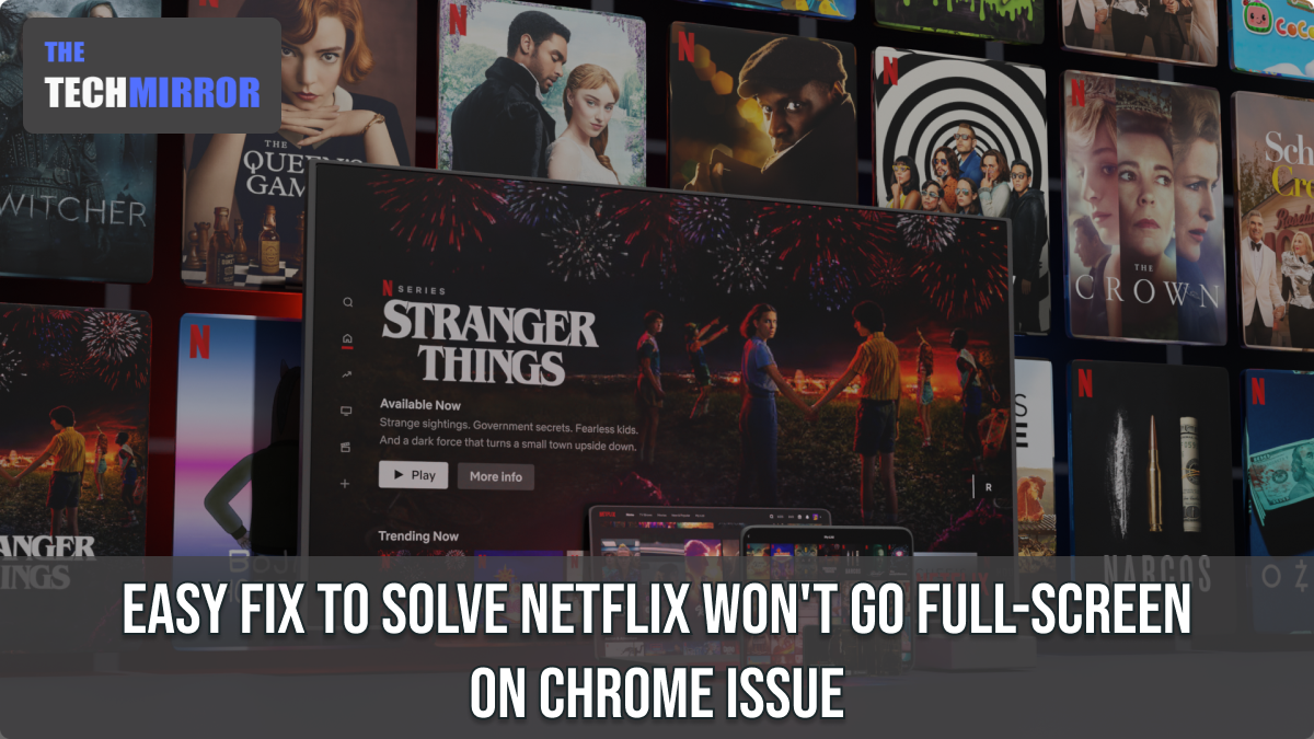 netflix won t go full screen chrome