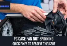 Case Fan Not Spinning