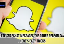 Delete Snapchat Messages The Other Person Saved