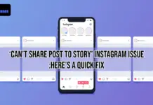 ‘Can’t share post to story’ Instagram