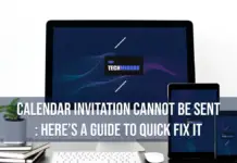 Calender Invitation cannot be sent