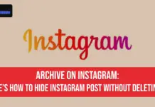 Hide Instagram post without deleting