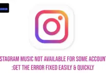 Instagram music not available for some accounts