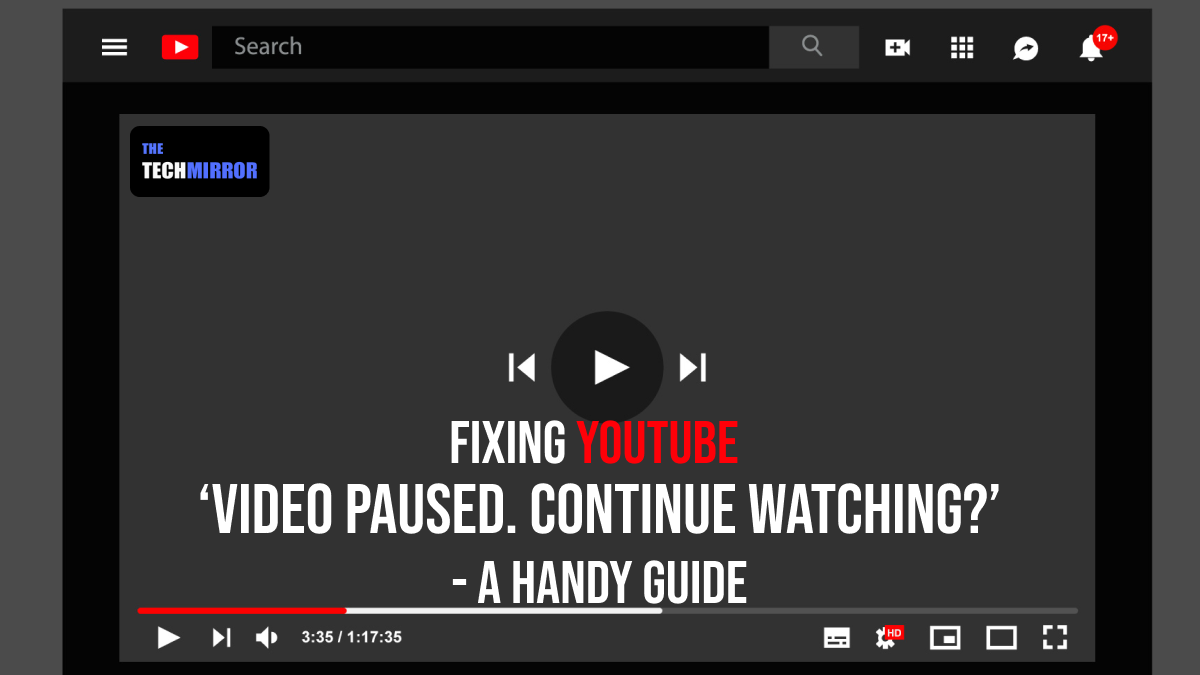 Fixed YouTube Video paused. Continue watching in 2022