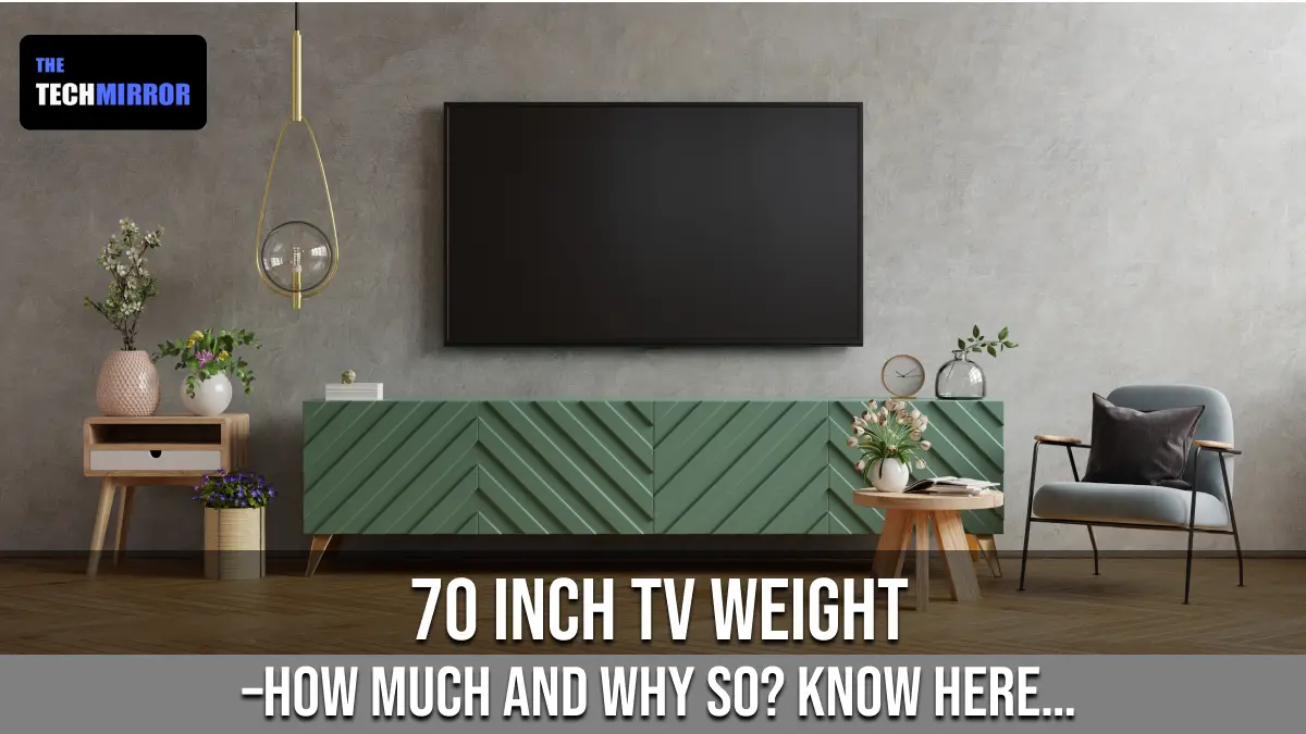 70 inch tv weight