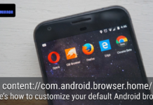 Content com android browser home