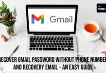 Recover Gmail Password Without Phone Number And Recovery Email
