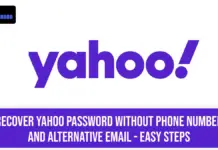 Recover Yahoo Password without Phone Number and Alternative Email