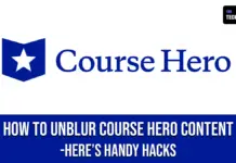Unblur Course Hero