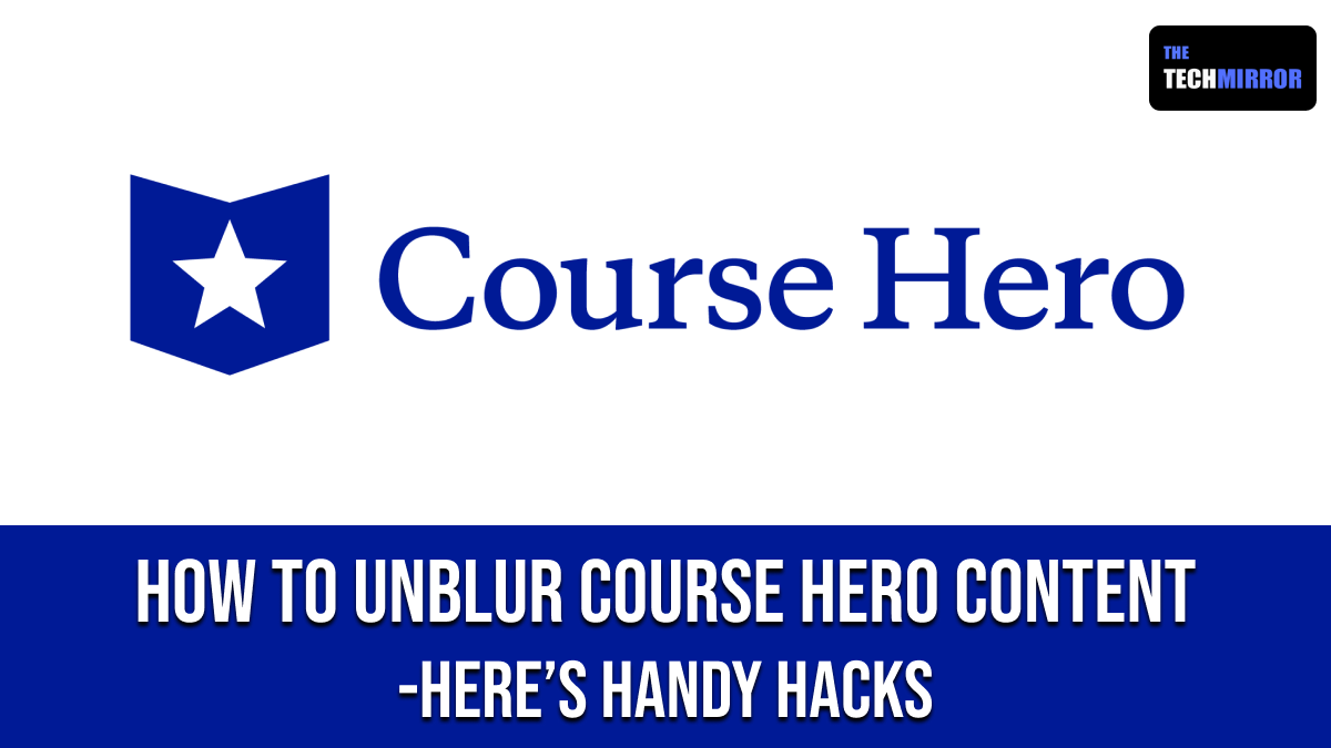 Unblur Course Hero