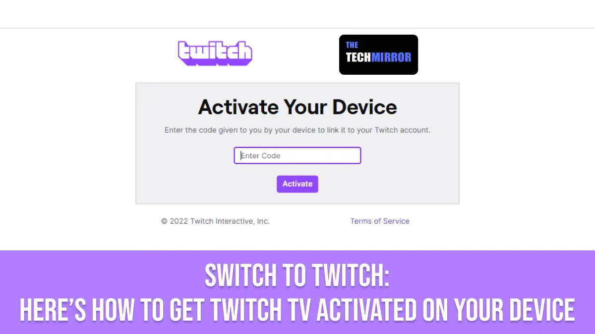 Twitch TV Activate