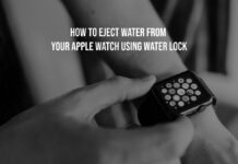 how to eject water from apple watch