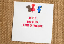 how to pin a post on facebook