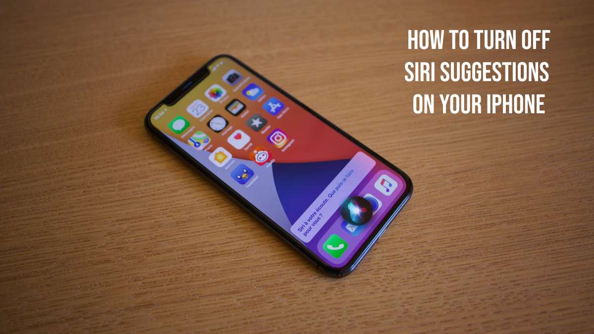 How to Turn off Siri Suggestions