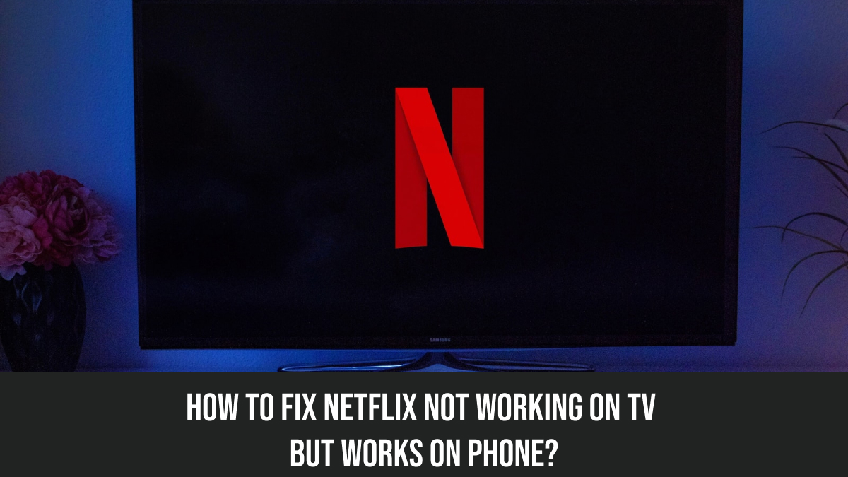 netflix not working on tv but works on phone
