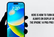 how to turn off always on display on iphone 14 pro
