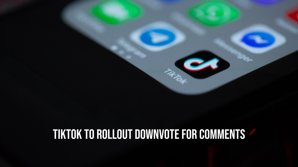 tiktok downvote comments