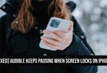 Audible keeps Pausing When Screen locks iPhone