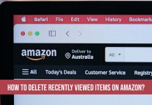 How to Delete Recently Viewed Items on Amazon