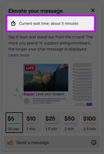 purchase elevated chat twitch