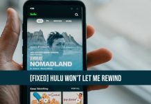 Hulu Won't Let Me Rewind