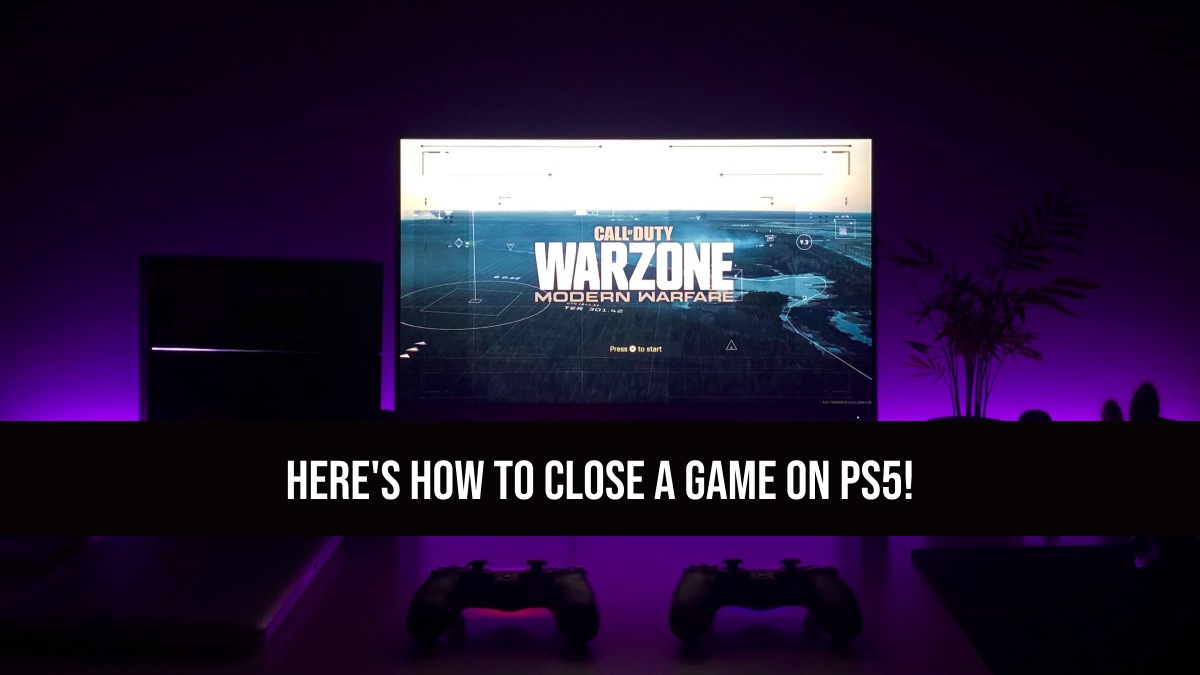 How to Close a Game on PS5