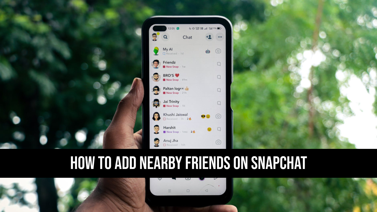 How To Add Nearby Friends On Snapchat